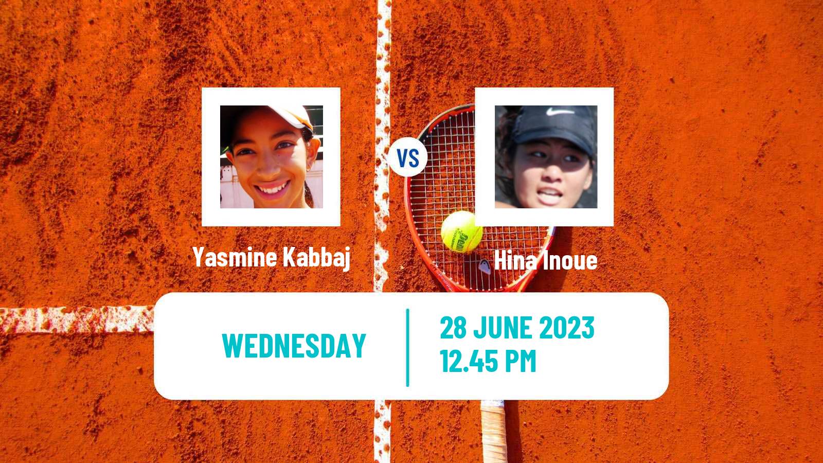 Tennis ITF W25 Santo Domingo 4 Women Yasmine Kabbaj - Hina Inoue