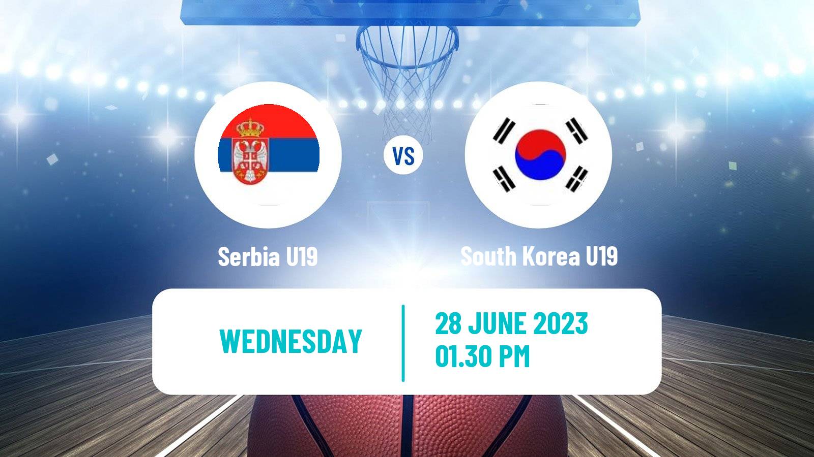 Basketball World Championship U19 Basketball Serbia U19 - South Korea U19