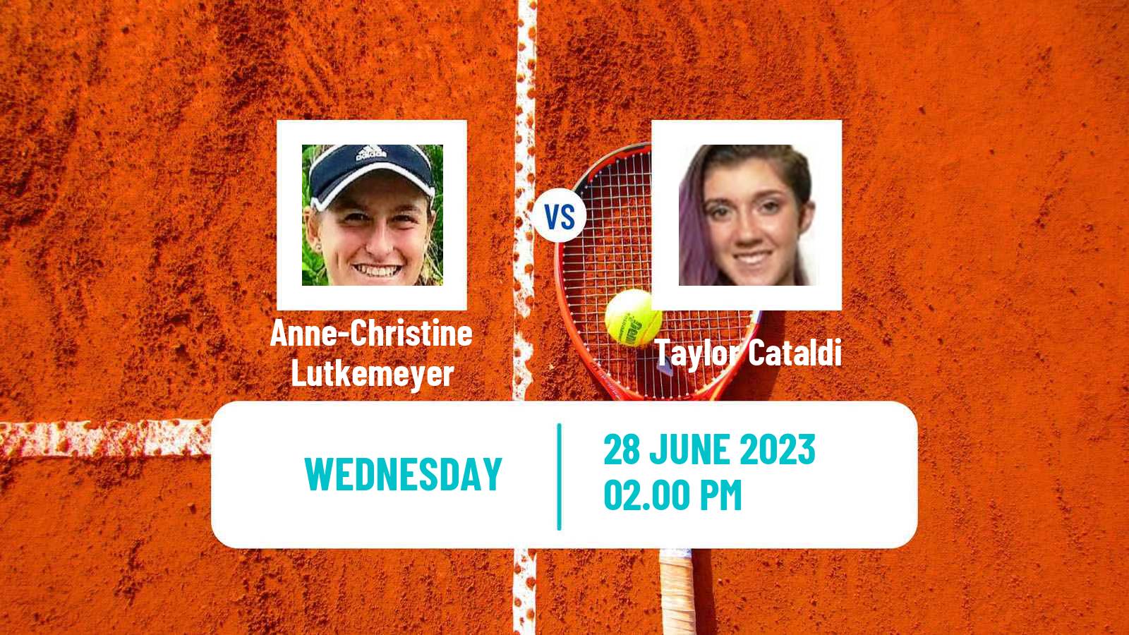 Tennis ITF W15 Irvine Ca Women Anne-Christine Lutkemeyer - Taylor Cataldi