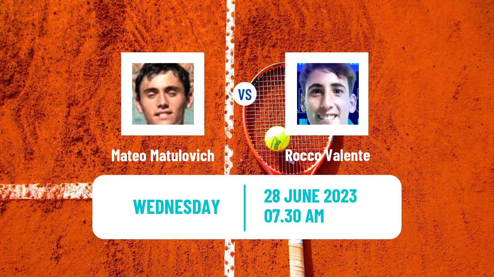 Tennis ITF M25 Rosario Santa Fe Men Mateo Matulovich - Rocco Valente