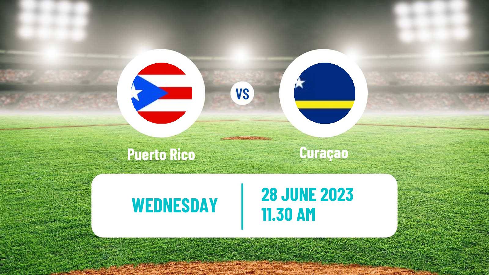 Baseball Central American and Caribbean Games Baseball Puerto Rico - Curaçao
