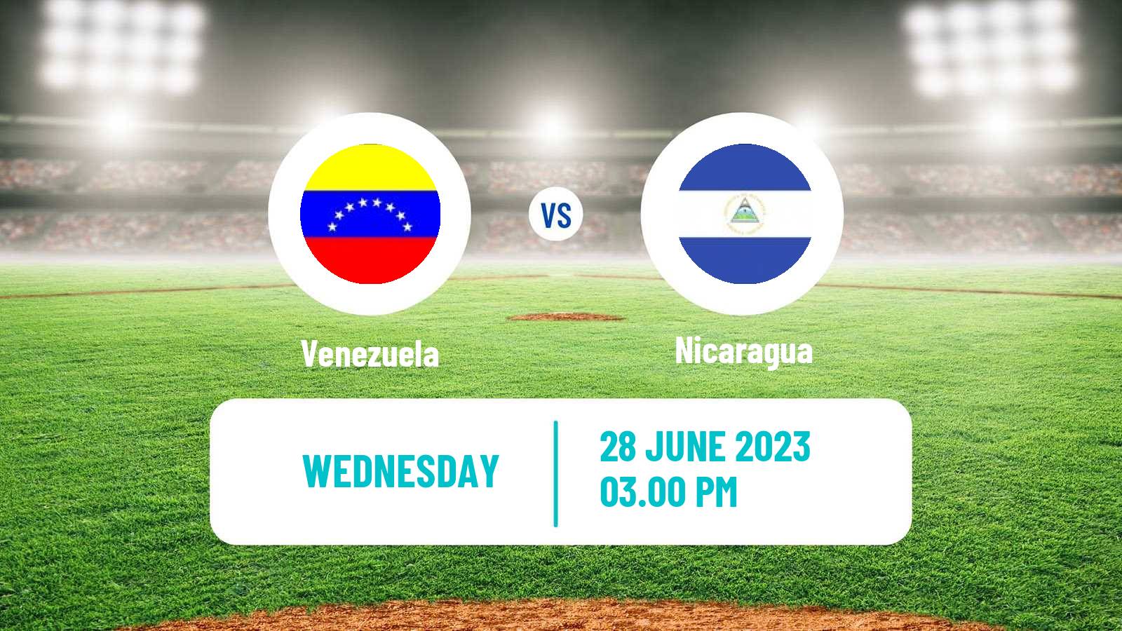 Baseball Central American and Caribbean Games Baseball Venezuela - Nicaragua