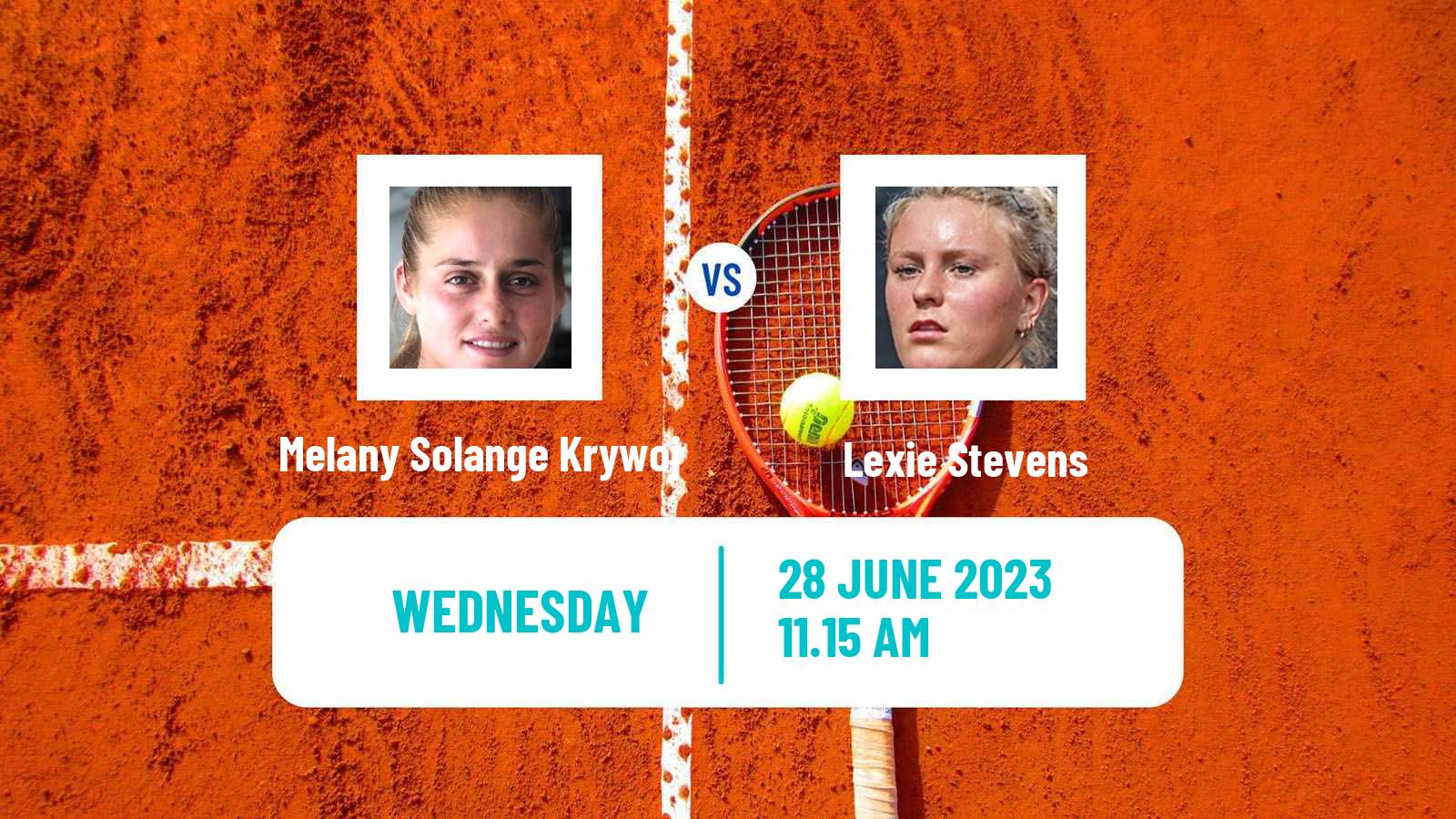 Tennis ITF W25 Santo Domingo 4 Women Melany Solange Krywoj - Lexie Stevens