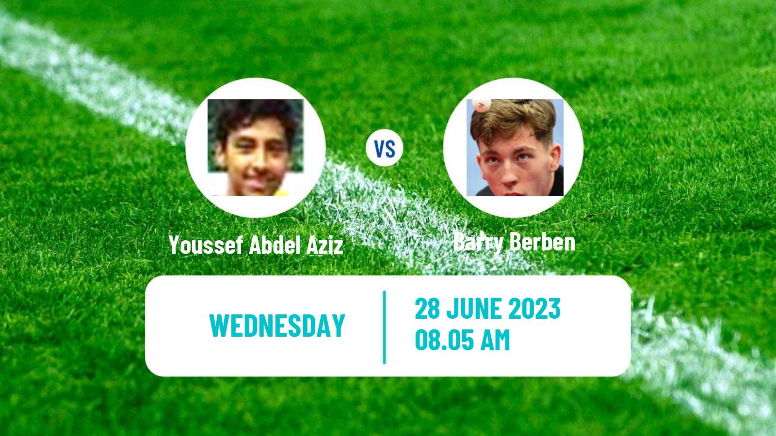 Table tennis Tt Star Series Men Youssef Abdel Aziz - Barry Berben