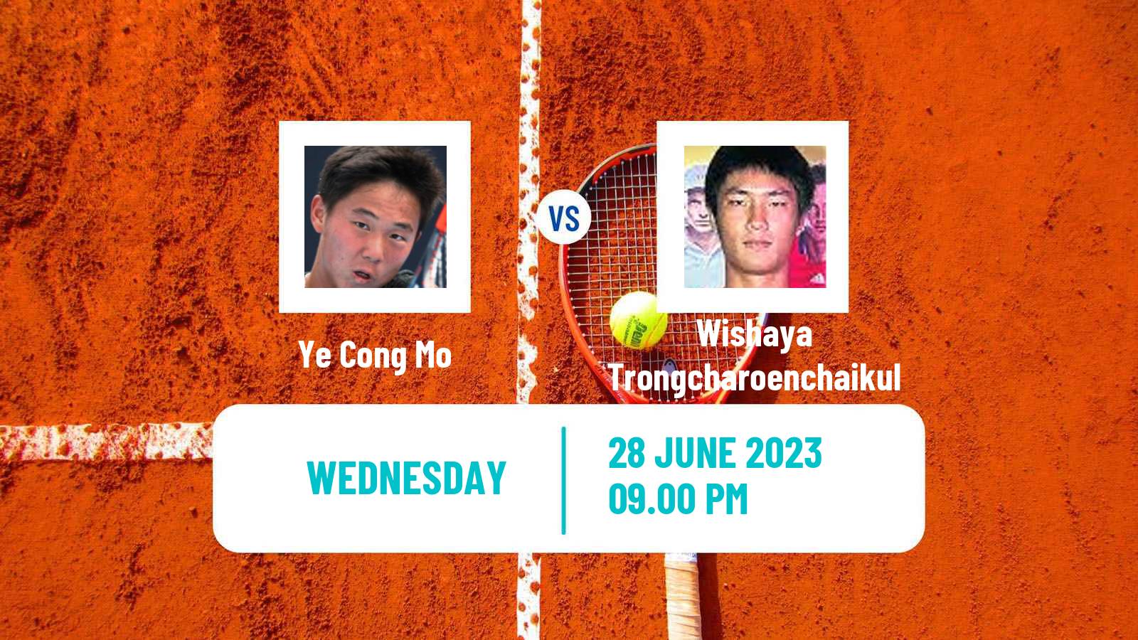 Tennis ITF M15 Tianjin 3 Men Ye Cong Mo - Wishaya Trongcharoenchaikul