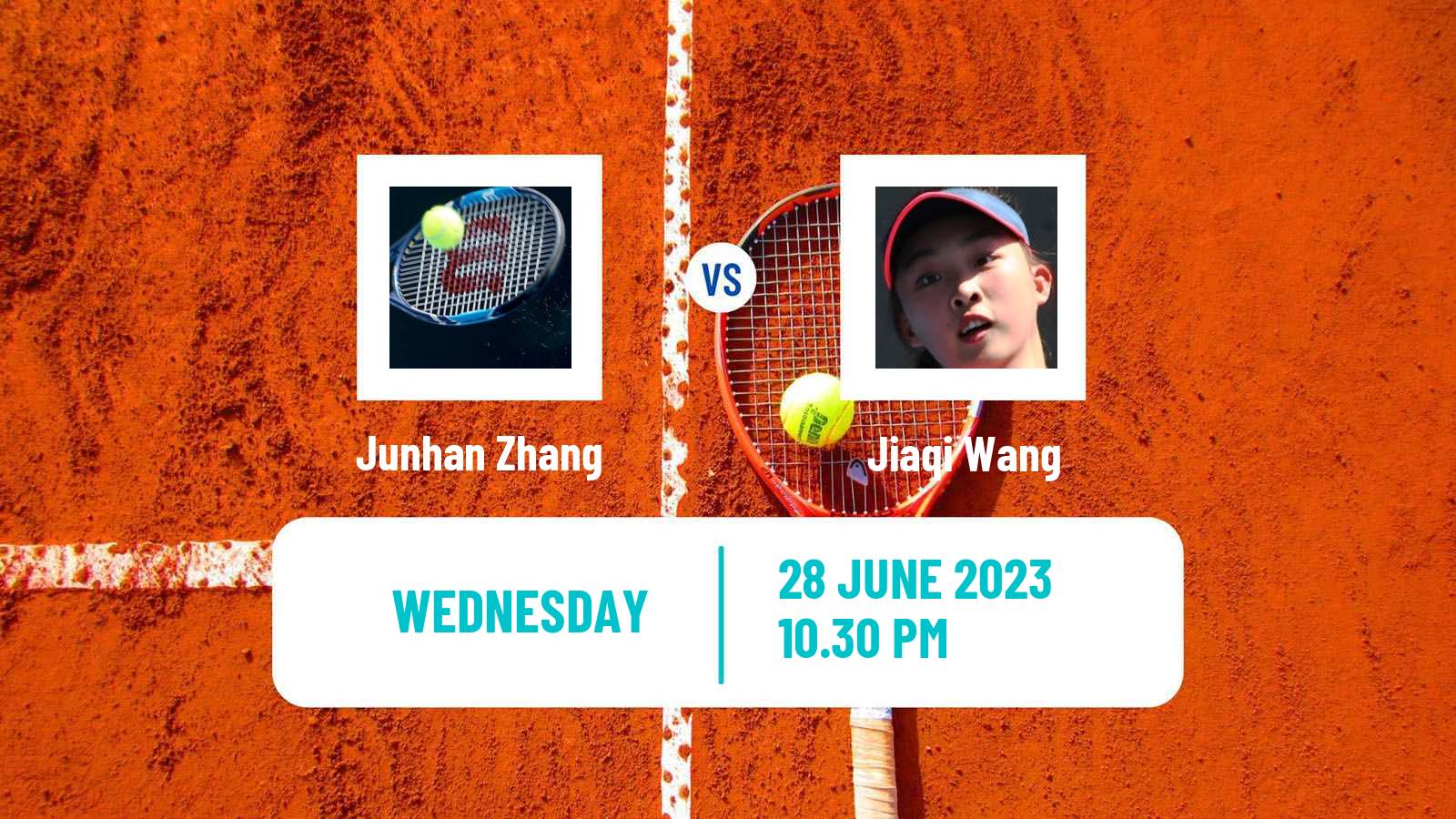 Tennis ITF W15 Tianjin 3 Women Junhan Zhang - Jiaqi Wang