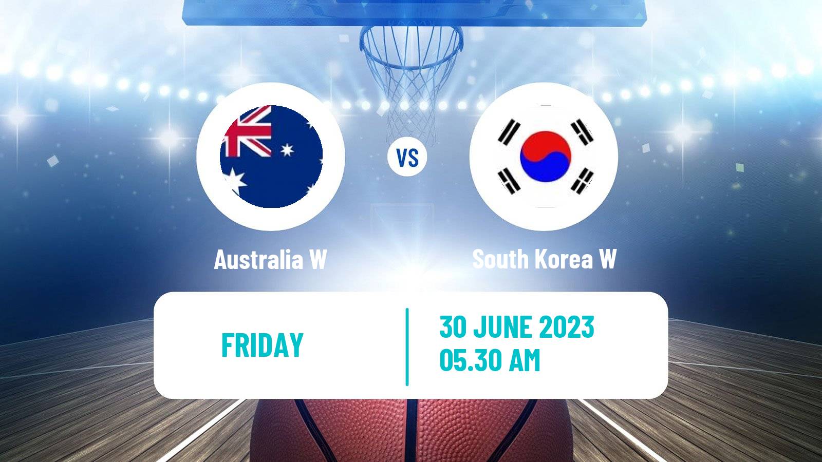 Basketball Asia Cup Basketball Women Australia W - South Korea W