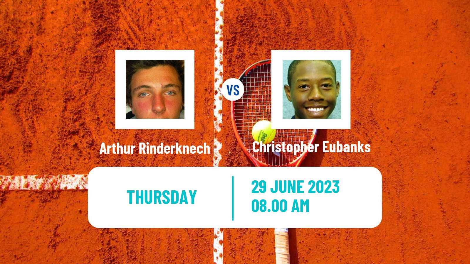 Tennis ATP Mallorca Arthur Rinderknech - Christopher Eubanks