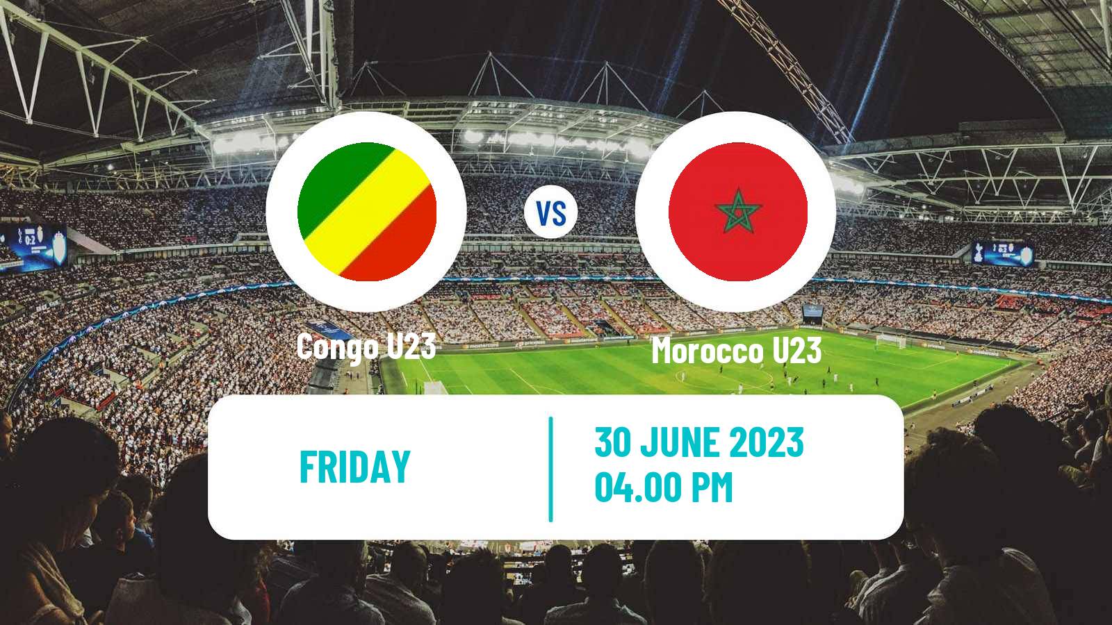 Soccer Africa Cup of Nations U23 Congo U23 - Morocco U23