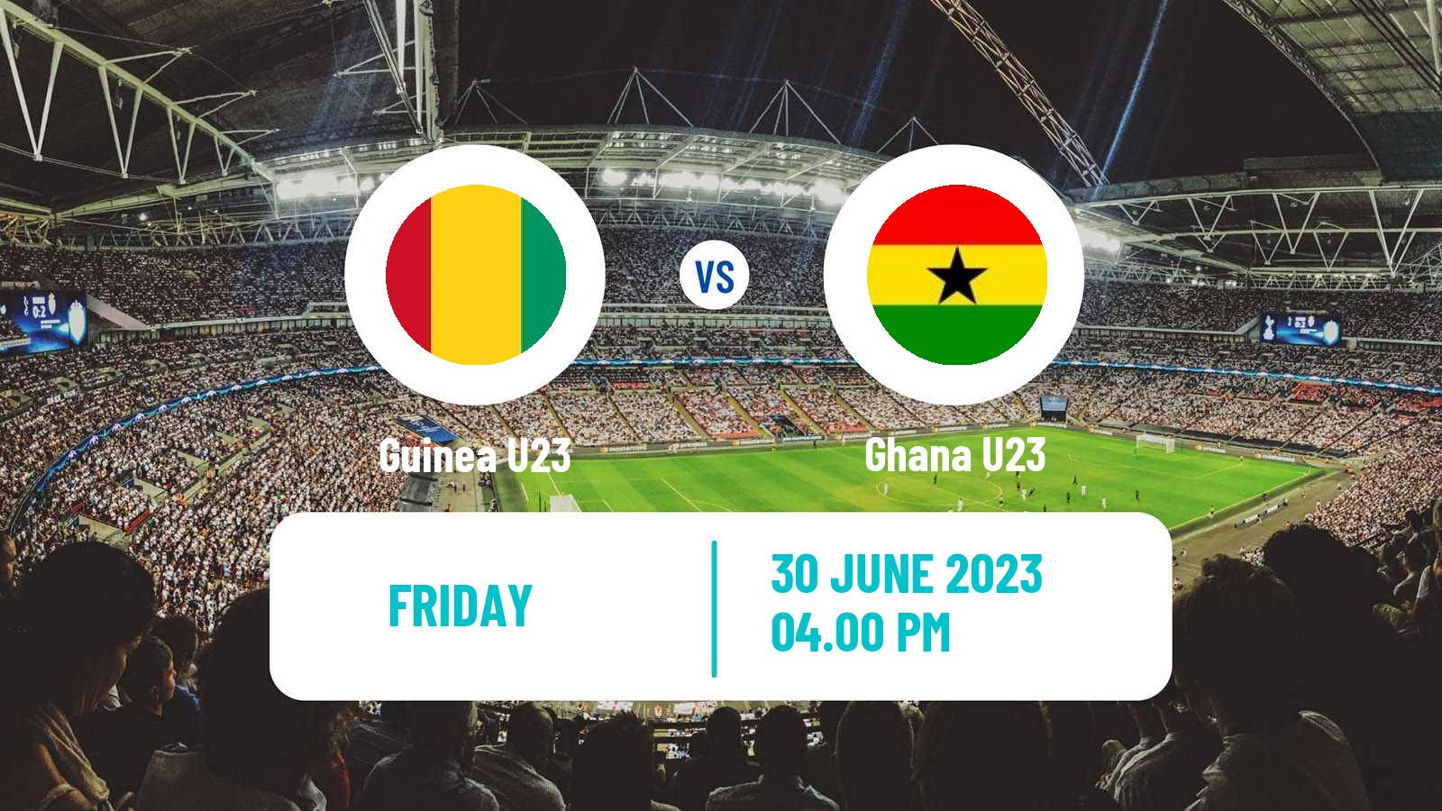 Soccer Africa Cup of Nations U23 Guinea U23 - Ghana U23