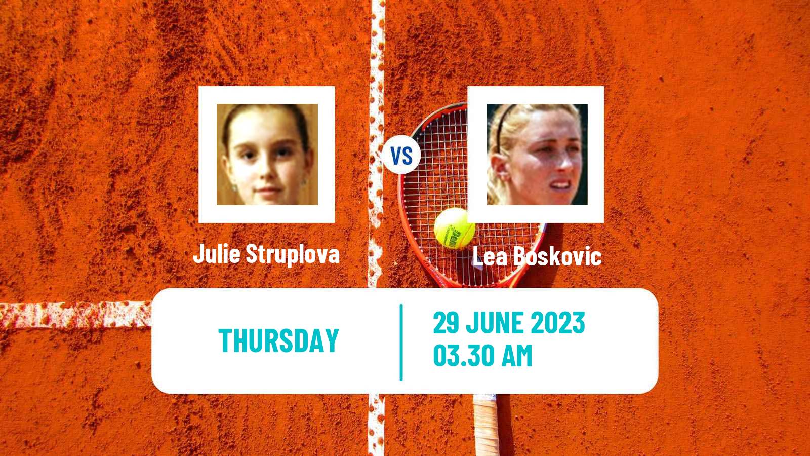 Tennis ITF W25 Prokuplje Women Julie Struplova - Lea Boskovic