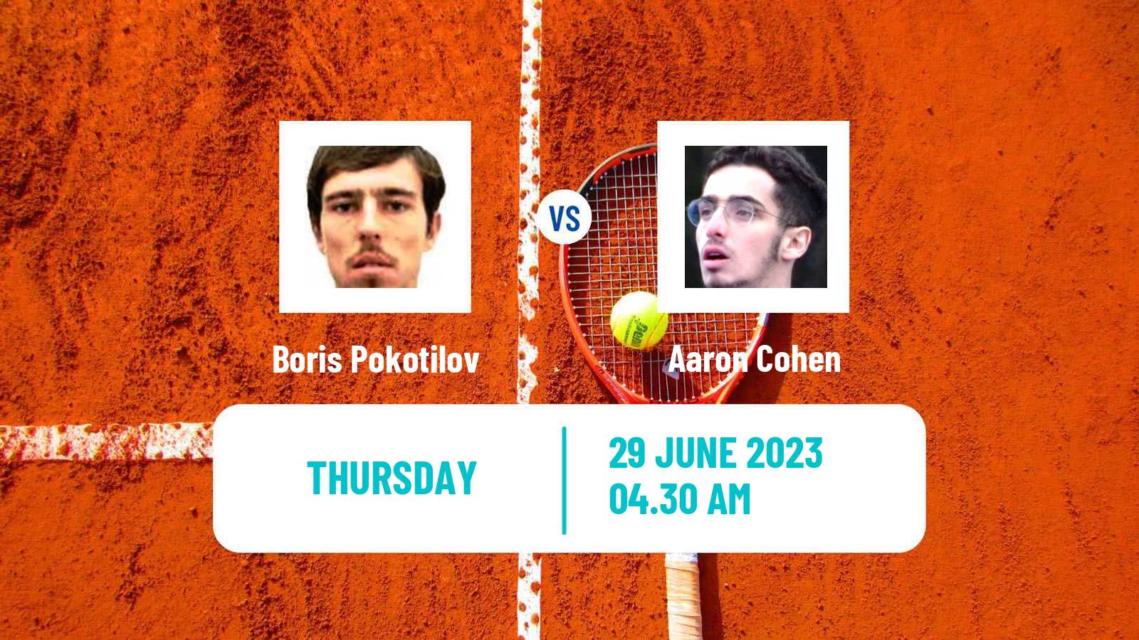 Tennis ITF M25 Netanya 2 Men Boris Pokotilov - Aaron Cohen