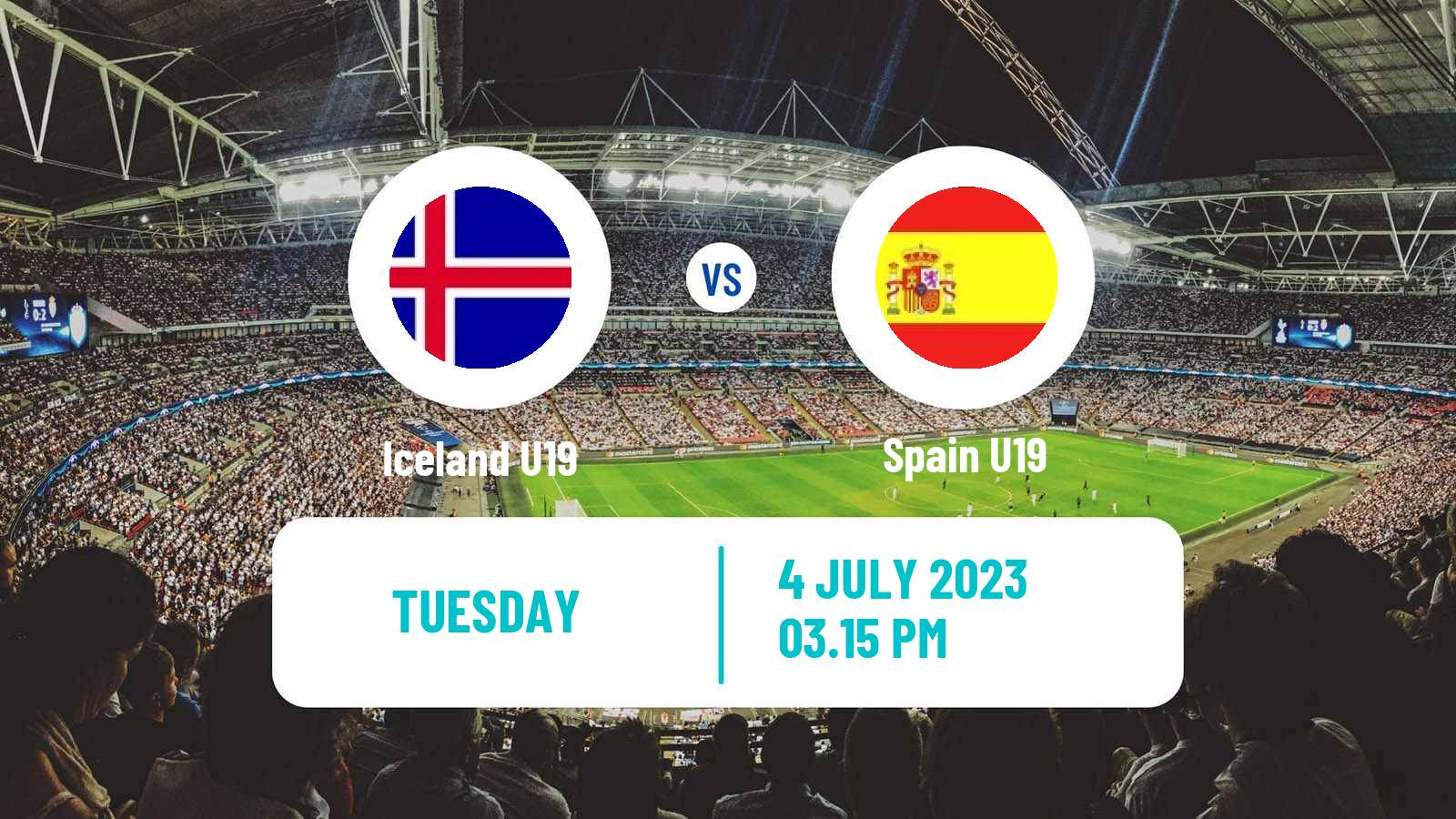 Soccer UEFA Euro U19 Iceland U19 - Spain U19