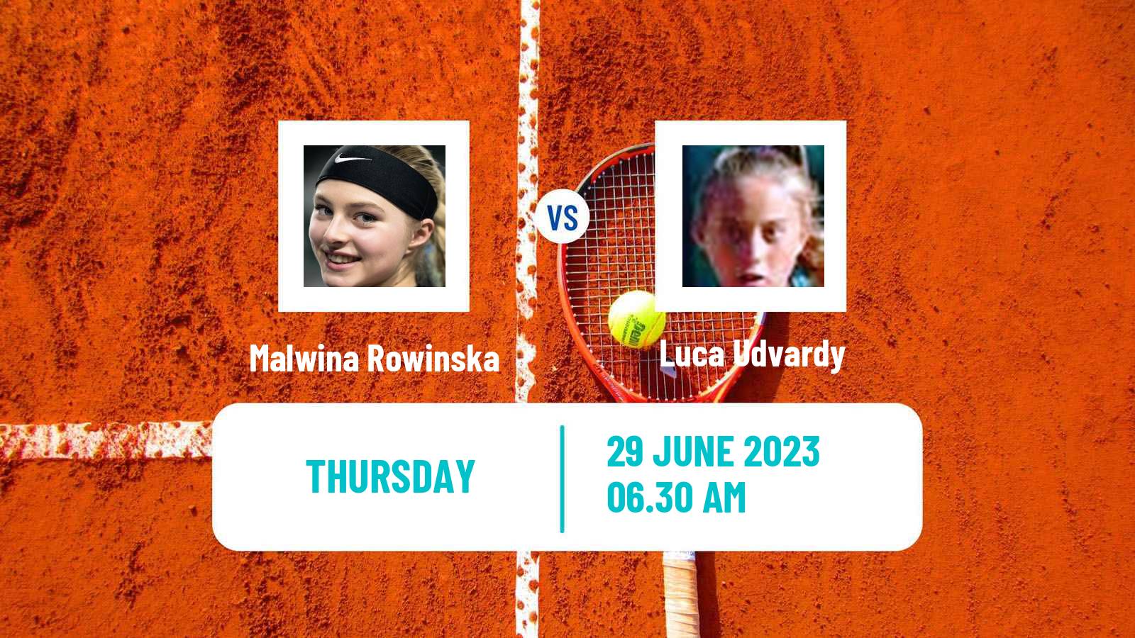 Tennis ITF W15 Alkmaar Women Malwina Rowinska - Luca Udvardy