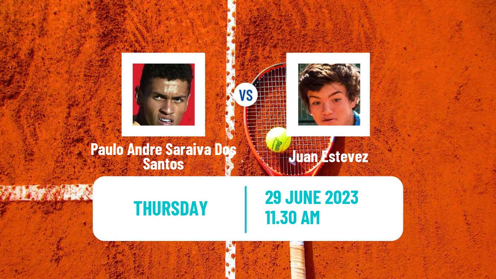 Tennis ITF M15 Casablanca 2 Men Paulo Andre Saraiva Dos Santos - Juan Estevez