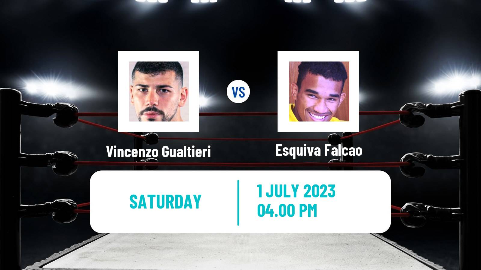 Boxing Middleweight IBF Title Men Vincenzo Gualtieri - Esquiva Falcao