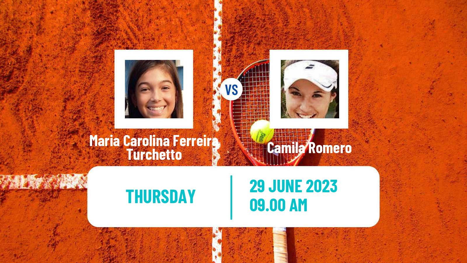 Tennis ITF W15 Rosario Santa Fe Women Maria Carolina Ferreira Turchetto - Camila Romero