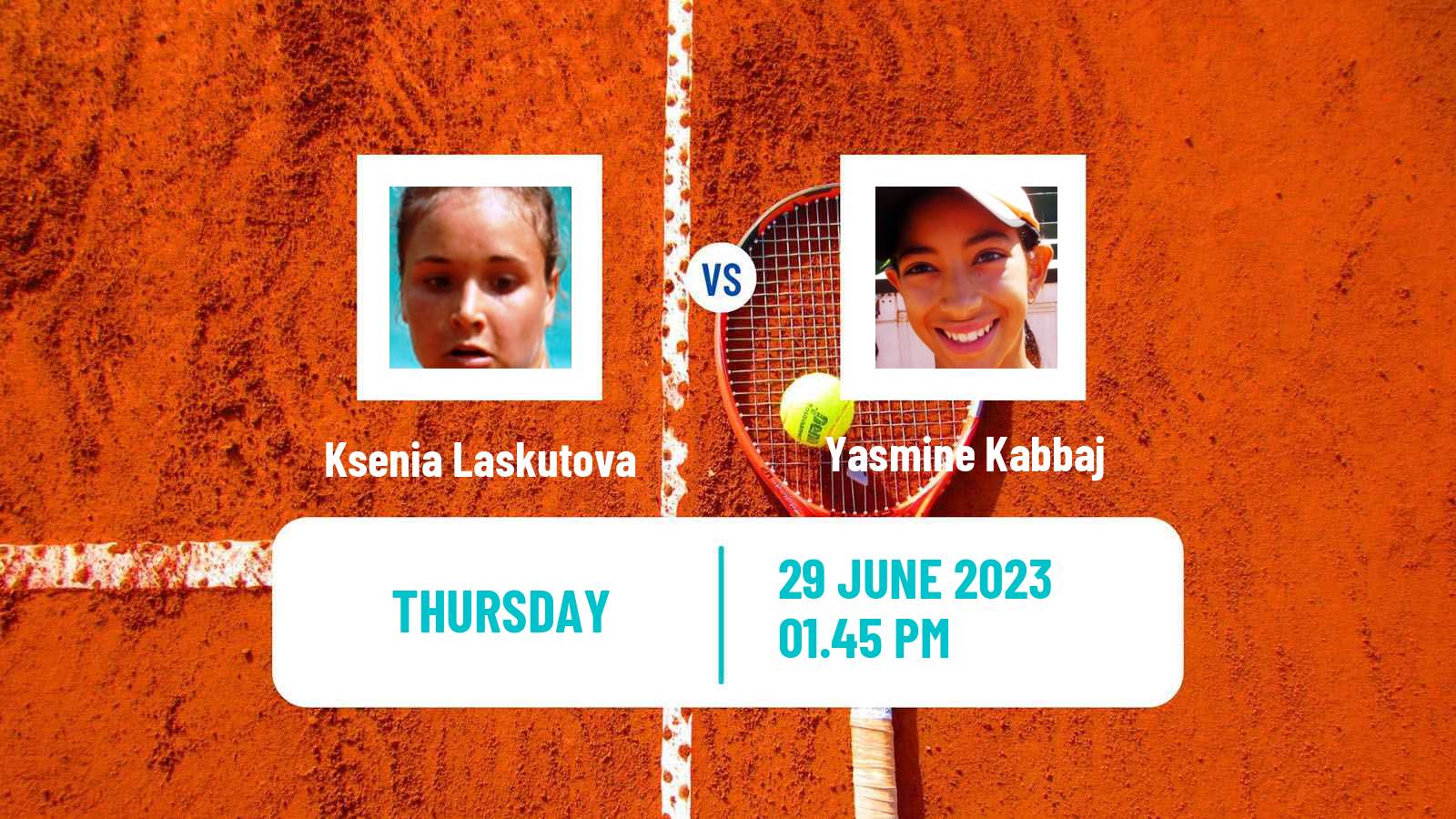 Tennis ITF W25 Santo Domingo 4 Women Ksenia Laskutova - Yasmine Kabbaj