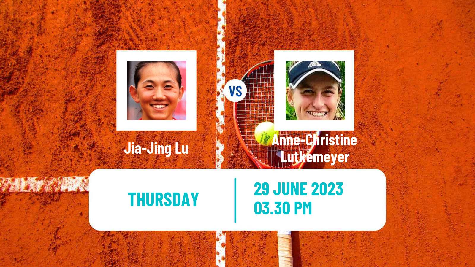 Tennis ITF W15 Irvine Ca Women Jia-Jing Lu - Anne-Christine Lutkemeyer