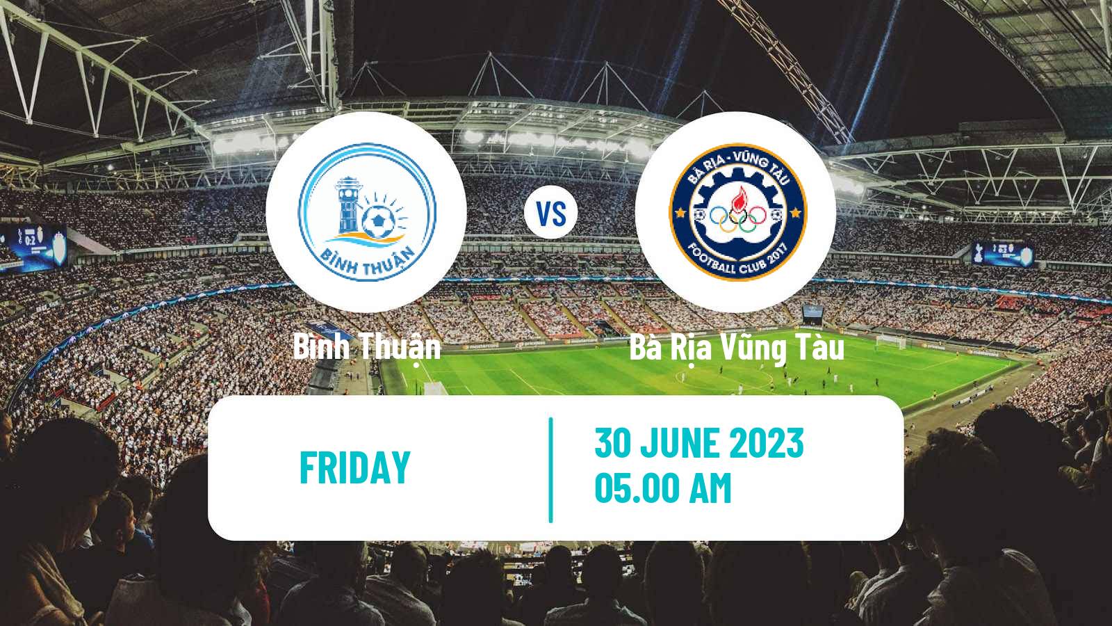 Soccer Vietnamese V League 2 Bình Thuận - Bà Rịa Vũng Tàu