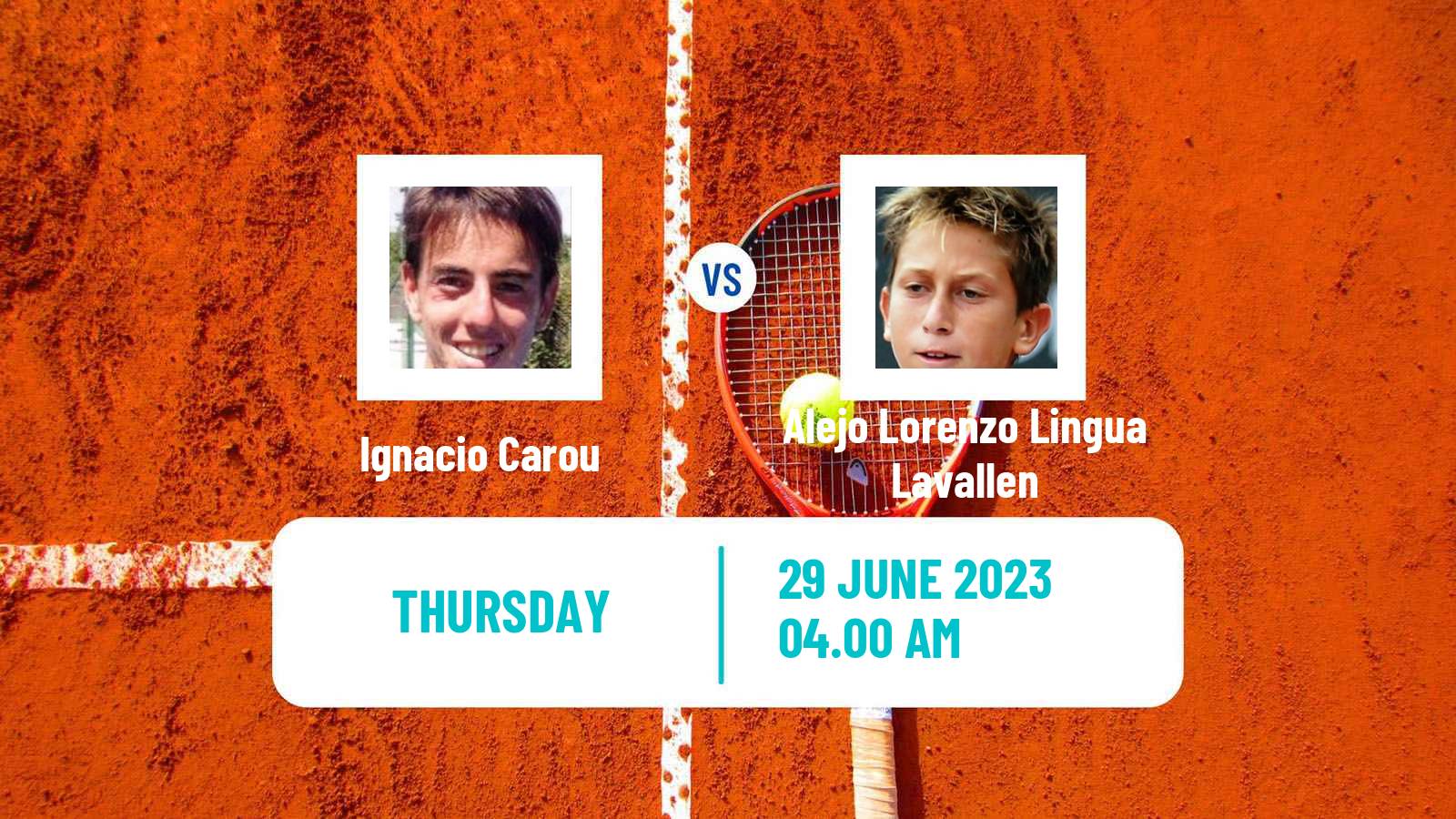 Tennis ITF M25 Rosario Santa Fe Men Ignacio Carou - Alejo Lorenzo Lingua Lavallen