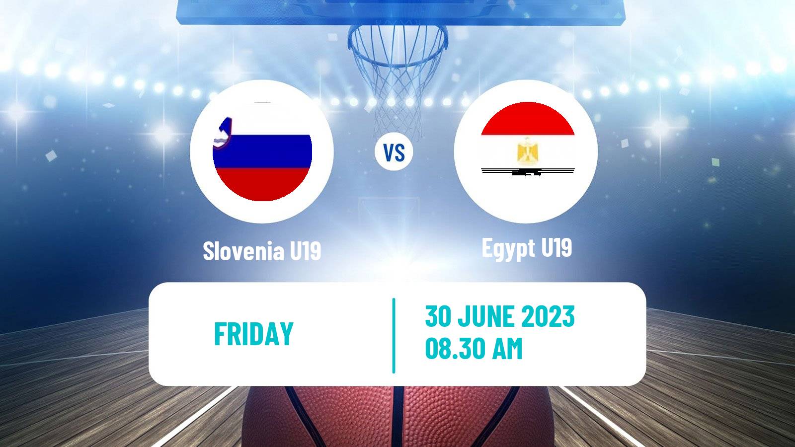 Basketball World Championship U19 Basketball Slovenia U19 - Egypt U19
