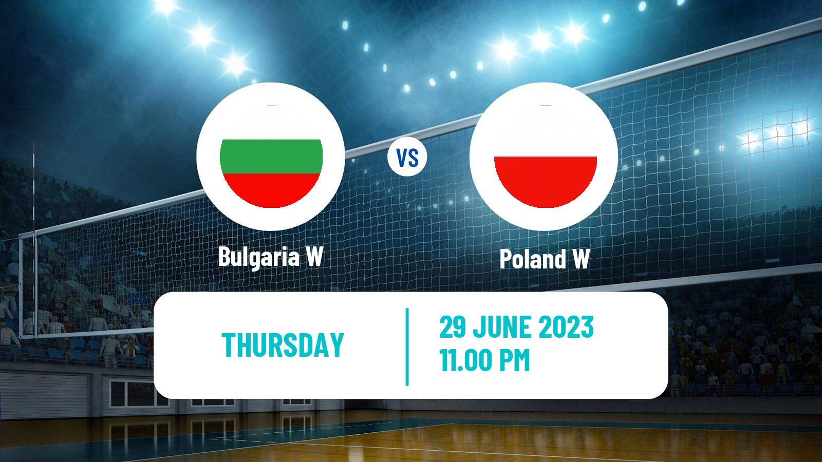 Volleyball Nations League Volleyball Women Bulgaria W - Poland W