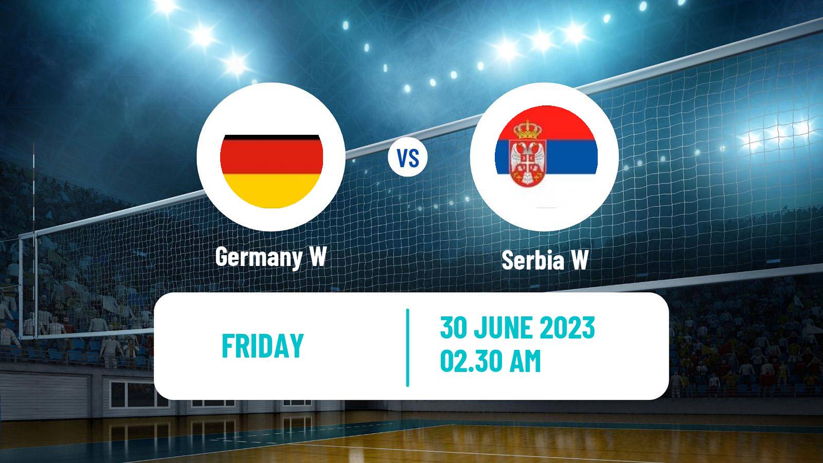 Volleyball Nations League Volleyball Women Germany W - Serbia W