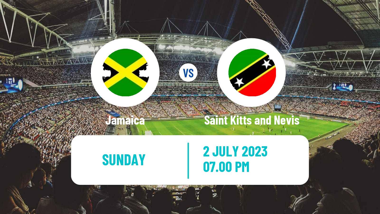 Soccer Gold Cup Jamaica - Saint Kitts and Nevis