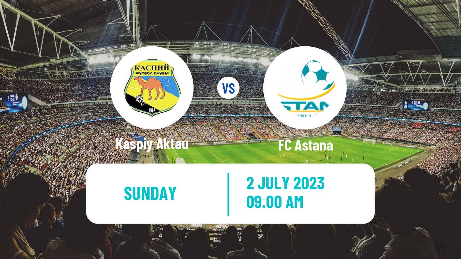 Soccer Kazakh Premier League Kaspiy Aktau - Astana