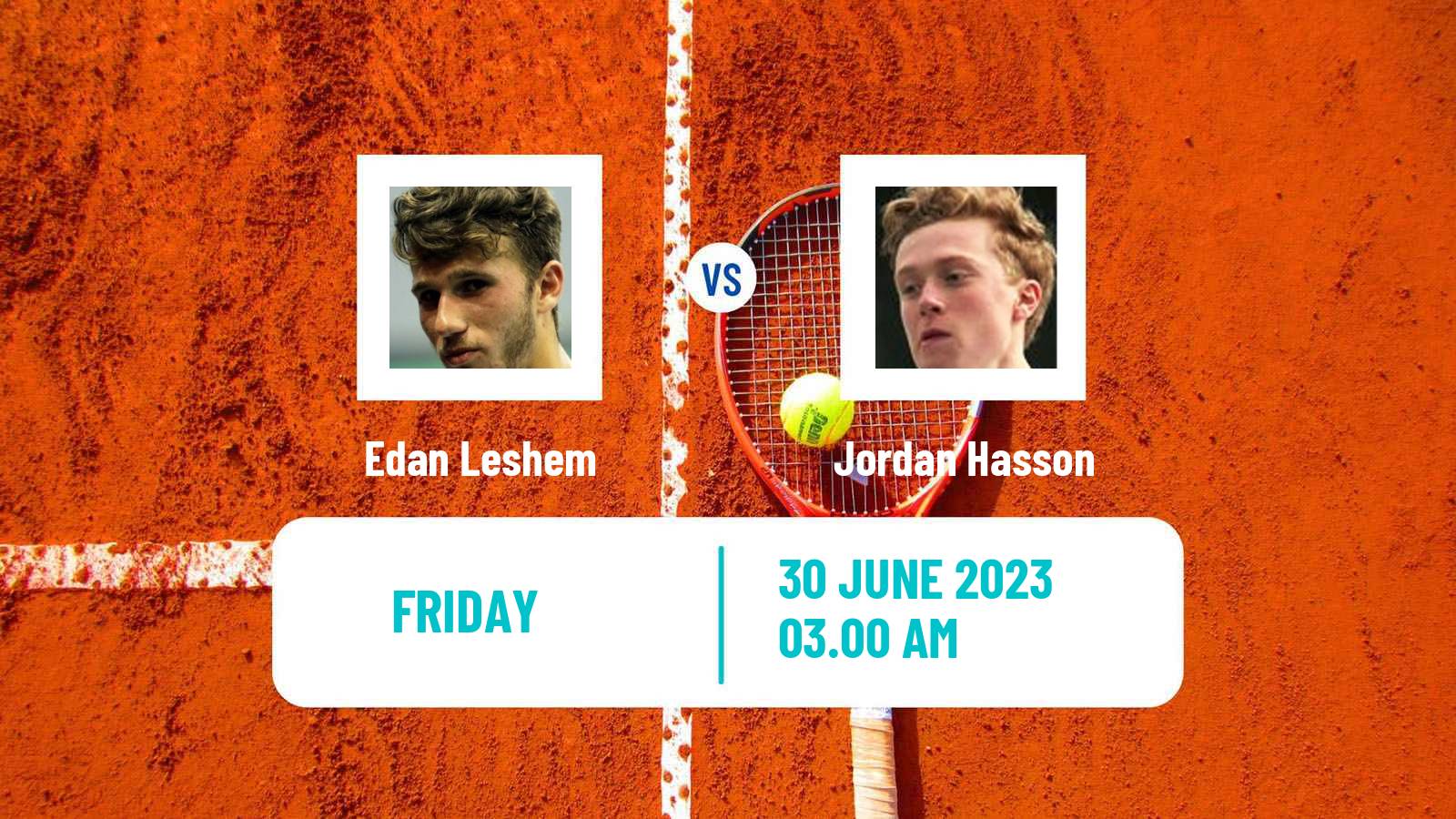 Tennis ITF M25 Netanya 2 Men Edan Leshem - Jordan Hasson
