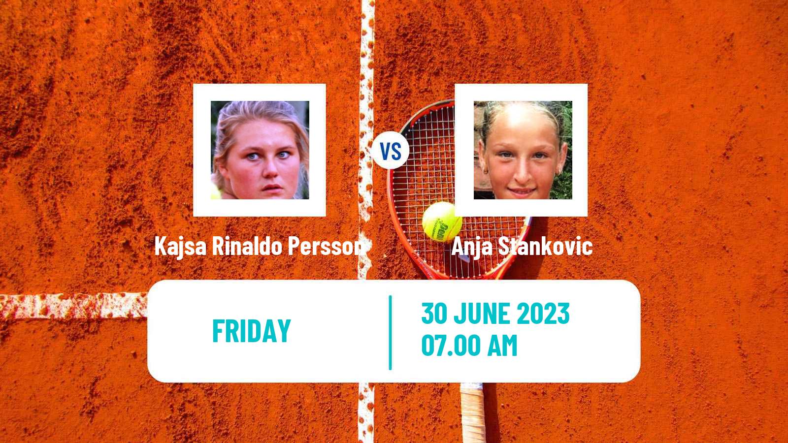 Tennis ITF W25 Prokuplje Women Kajsa Rinaldo Persson - Anja Stankovic