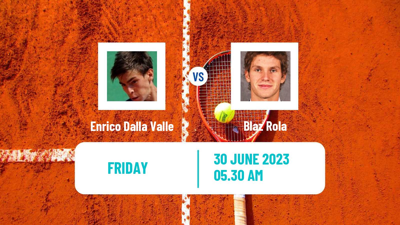 Tennis ITF M15 Celje Men Enrico Dalla Valle - Blaz Rola