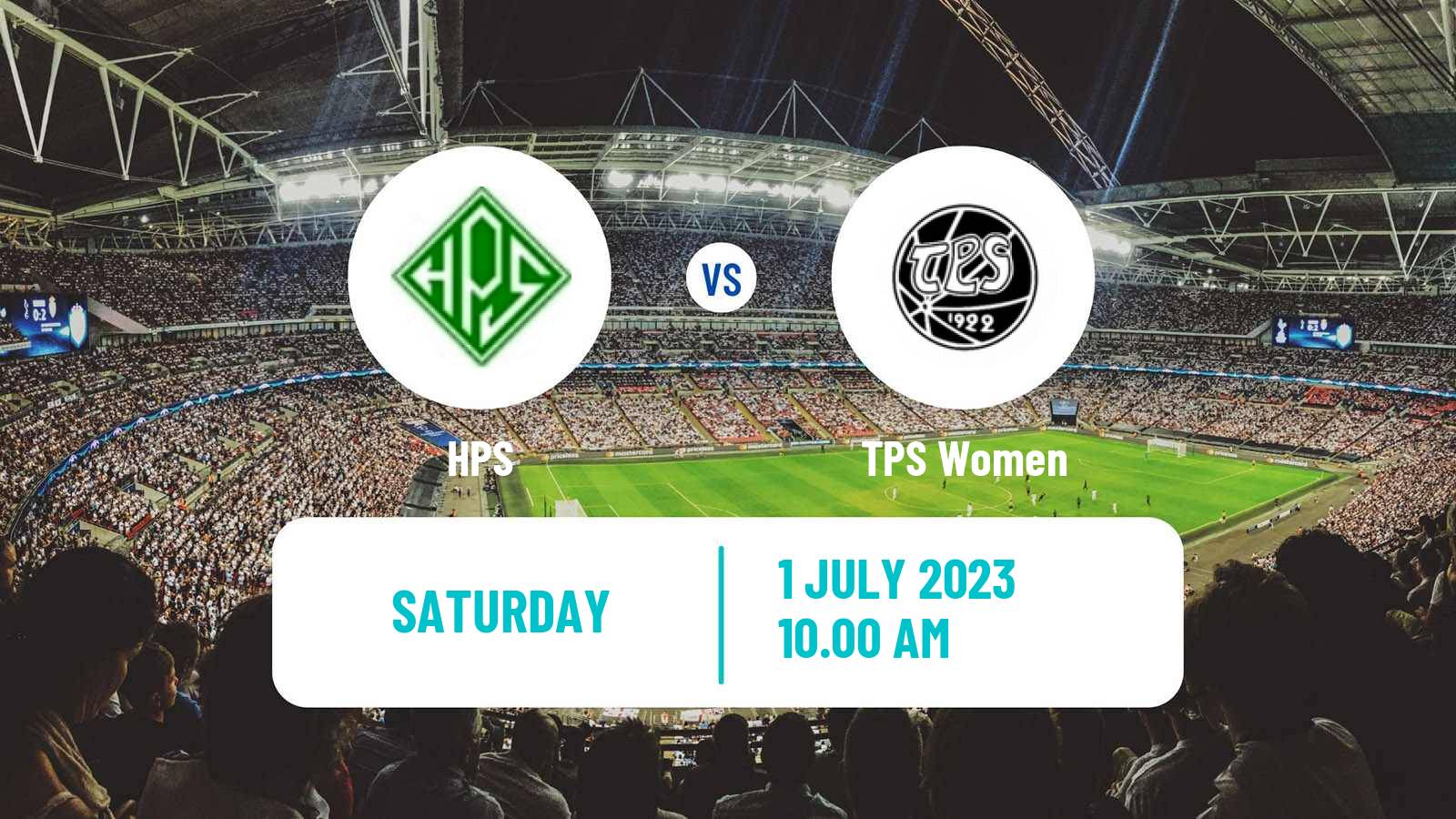 Soccer Finnish Kansallinen Liiga Women HPS - TPS