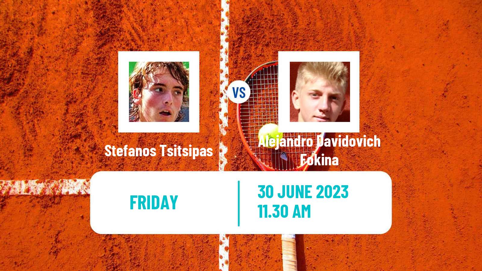 Tennis Exhibition Boodles Challenge Men Stefanos Tsitsipas - Alejandro Davidovich Fokina