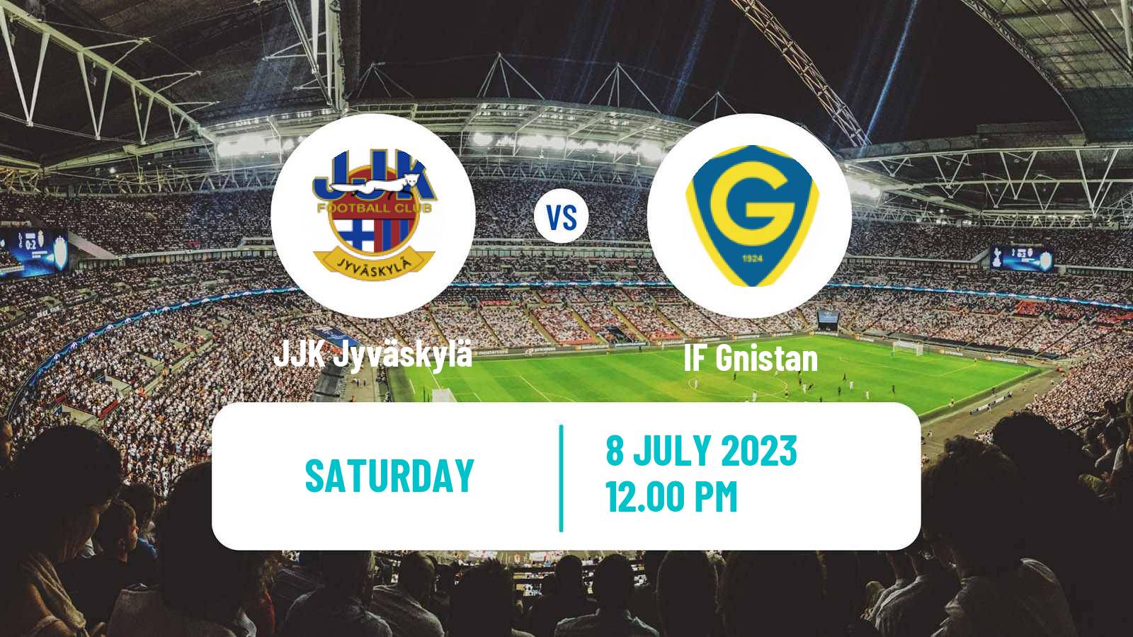 Soccer Finnish Ykkonen JJK Jyväskylä - Gnistan