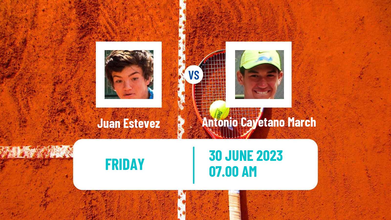 Tennis ITF M15 Casablanca 2 Men Juan Estevez - Antonio Cayetano March