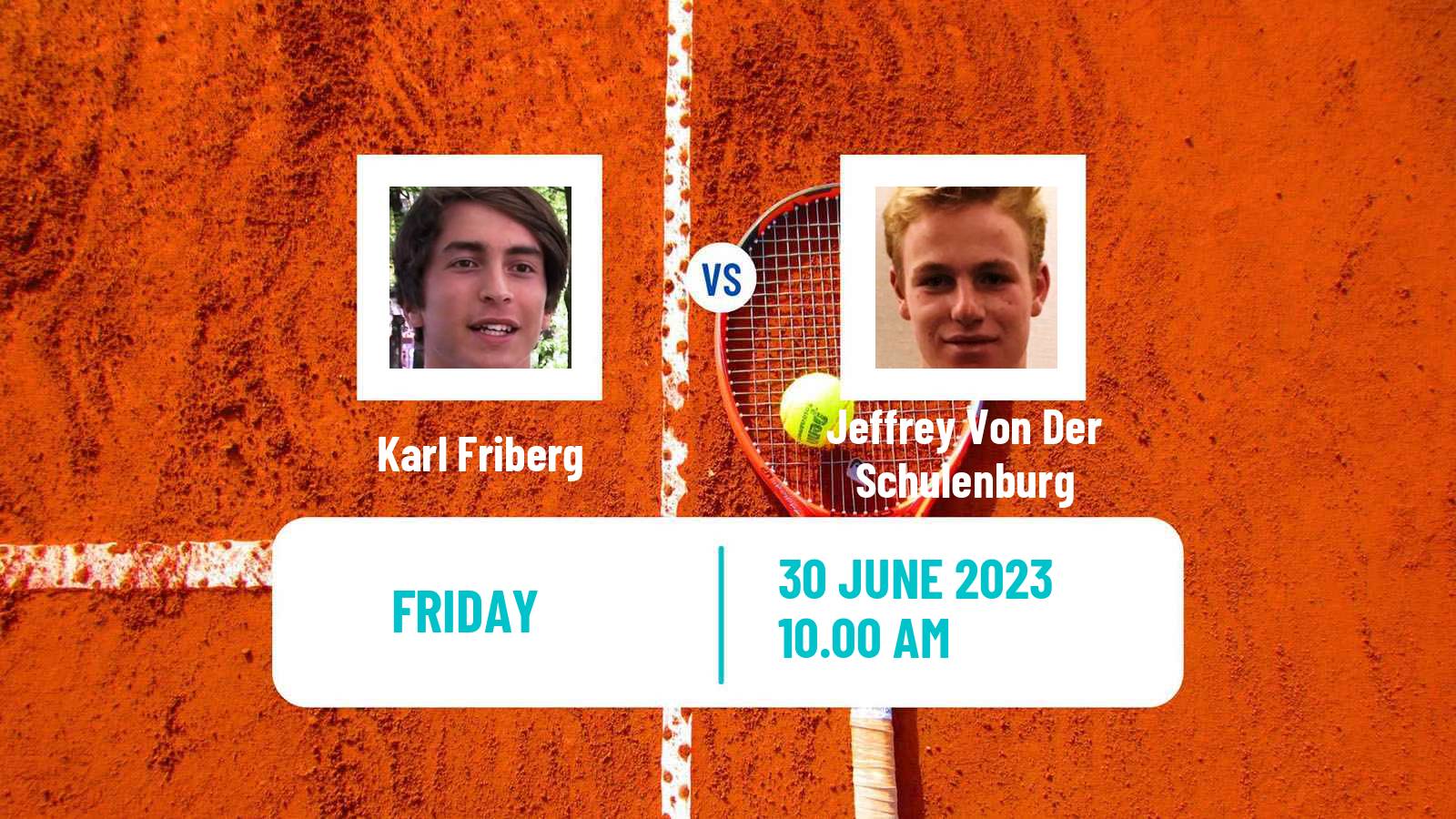 Tennis ITF M15 Alkmaar Men Karl Friberg - Jeffrey Von Der Schulenburg