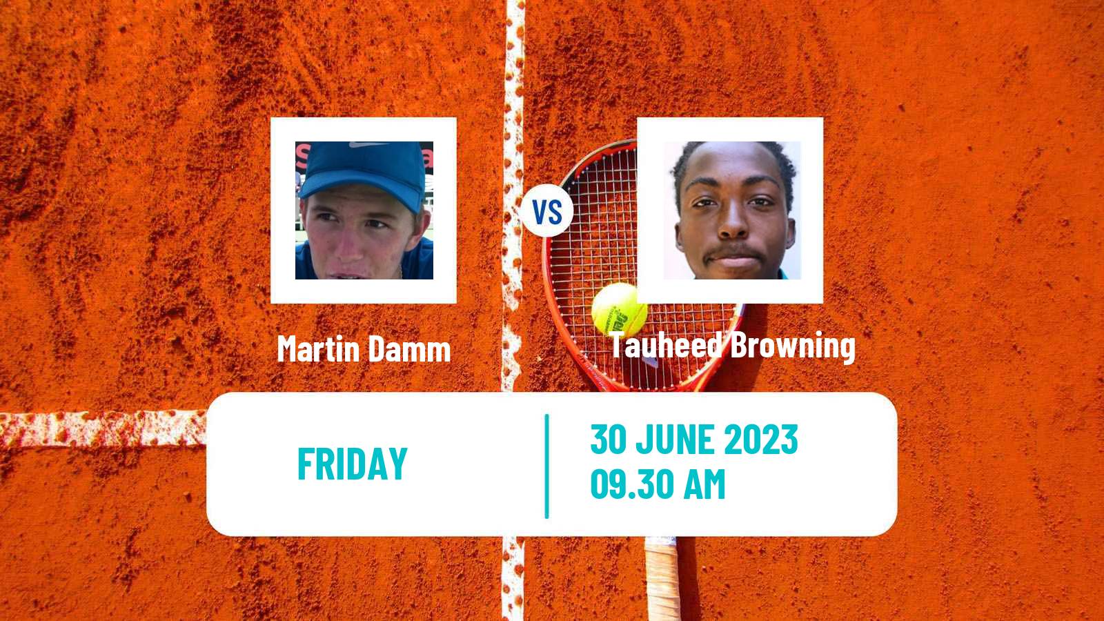 Tennis ITF M25 Santo Domingo 3 Men Martin Damm - Tauheed Browning