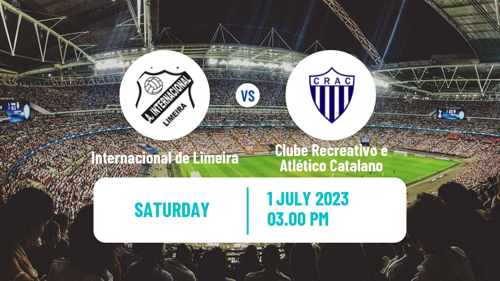 Soccer Brazilian Serie D Internacional de Limeira - Clube Recreativo e Atlético Catalano