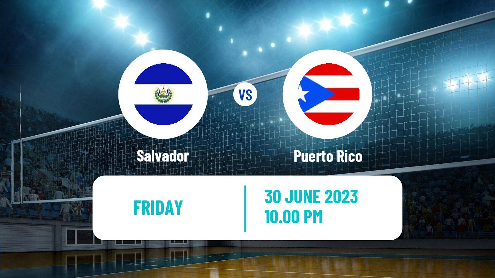 Volleyball Central American and Caribbean Games Volleyball Salvador - Puerto Rico
