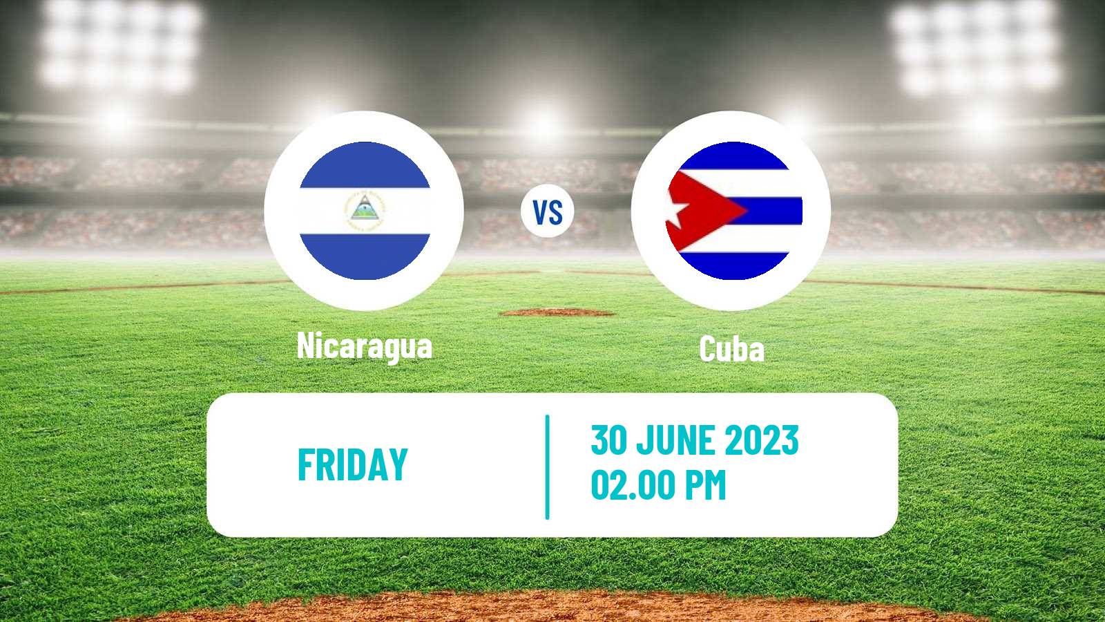 Baseball Central American and Caribbean Games Baseball Nicaragua - Cuba