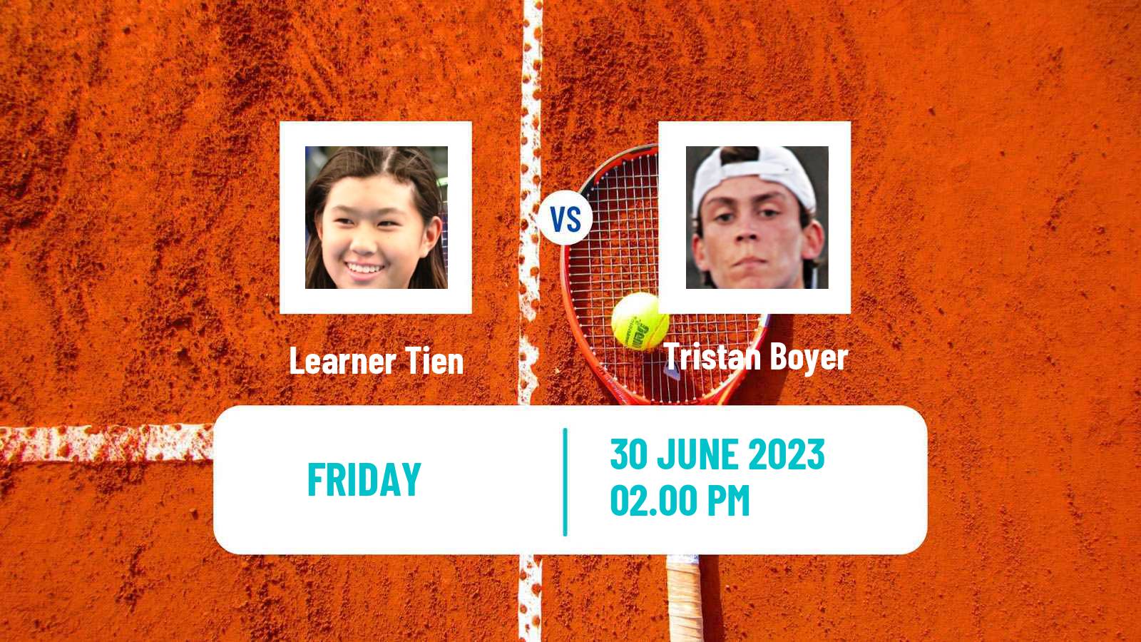 Tennis ITF M15 Irvine Ca Men Learner Tien - Tristan Boyer
