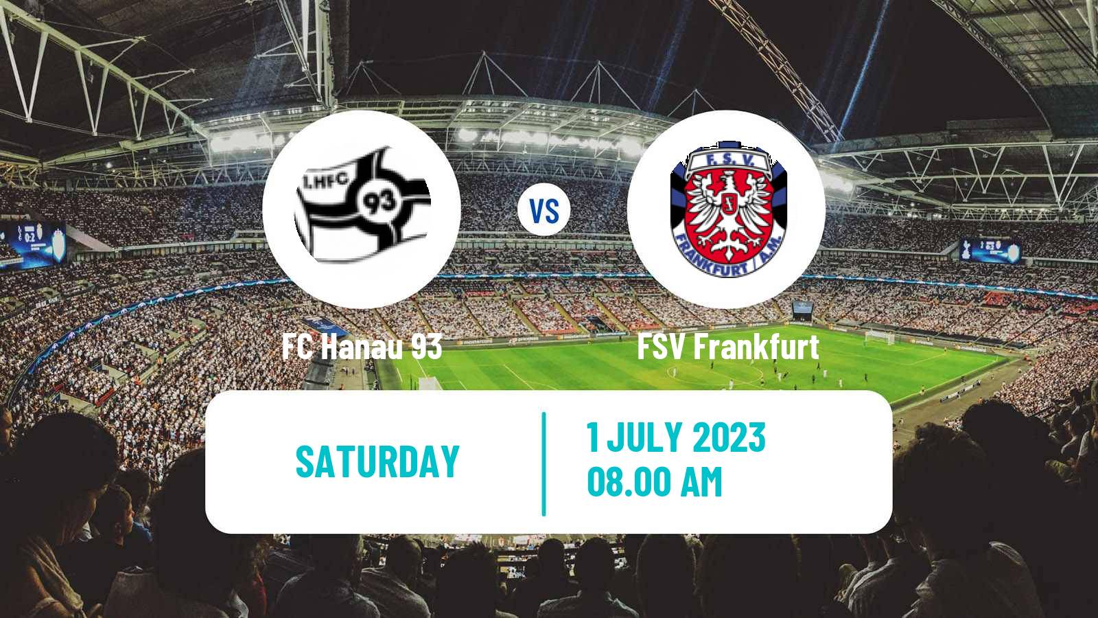 Soccer Club Friendly Hanau - FSV Frankfurt