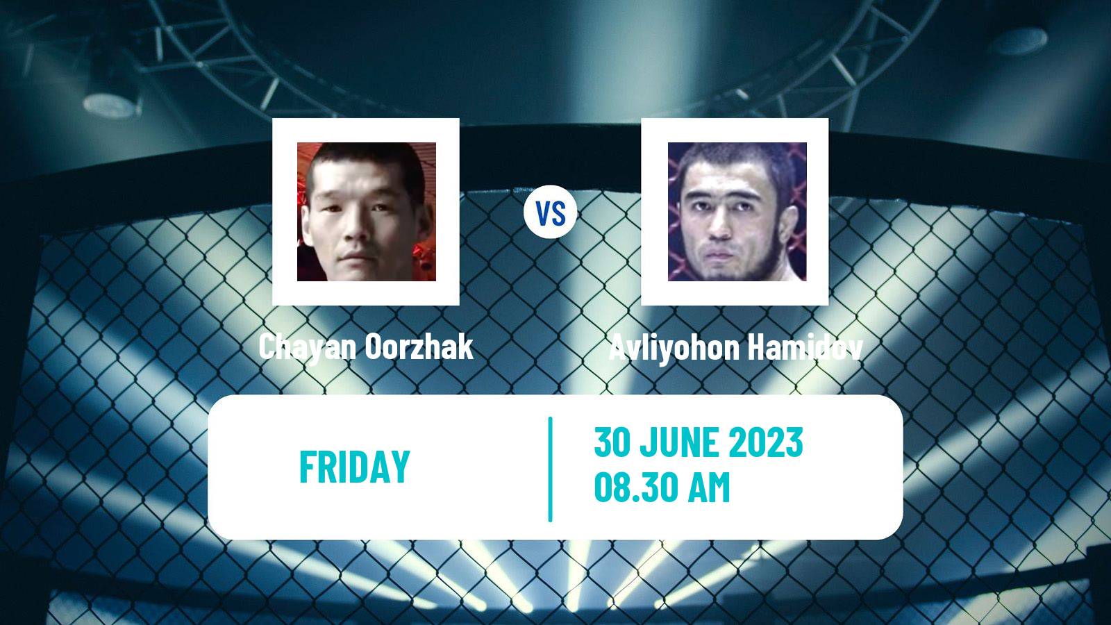 MMA Bantamweight One Championship Men Chayan Oorzhak - Avliyohon Hamidov