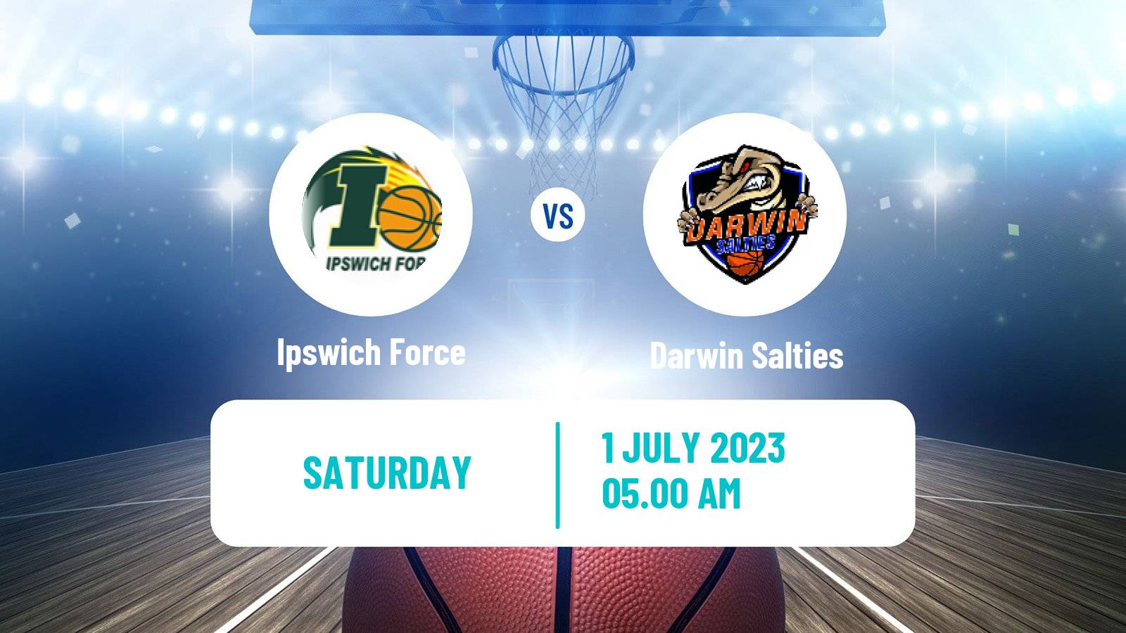 Basketball Australian NBL1 North Ipswich Force - Darwin Salties