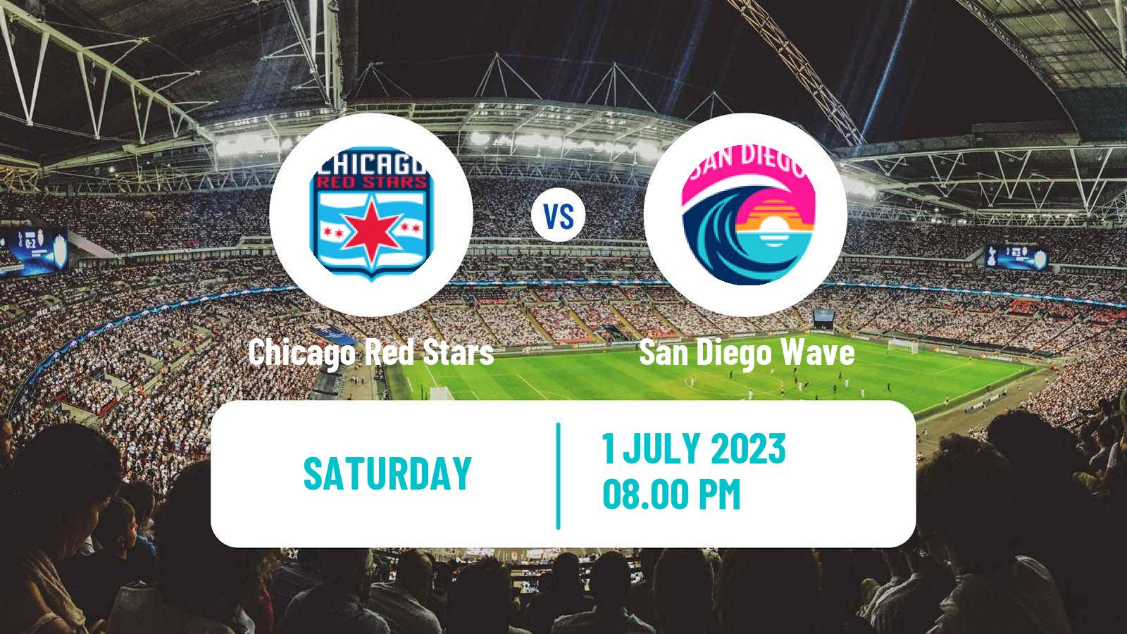 Soccer NWSL Chicago Red Stars - San Diego Wave