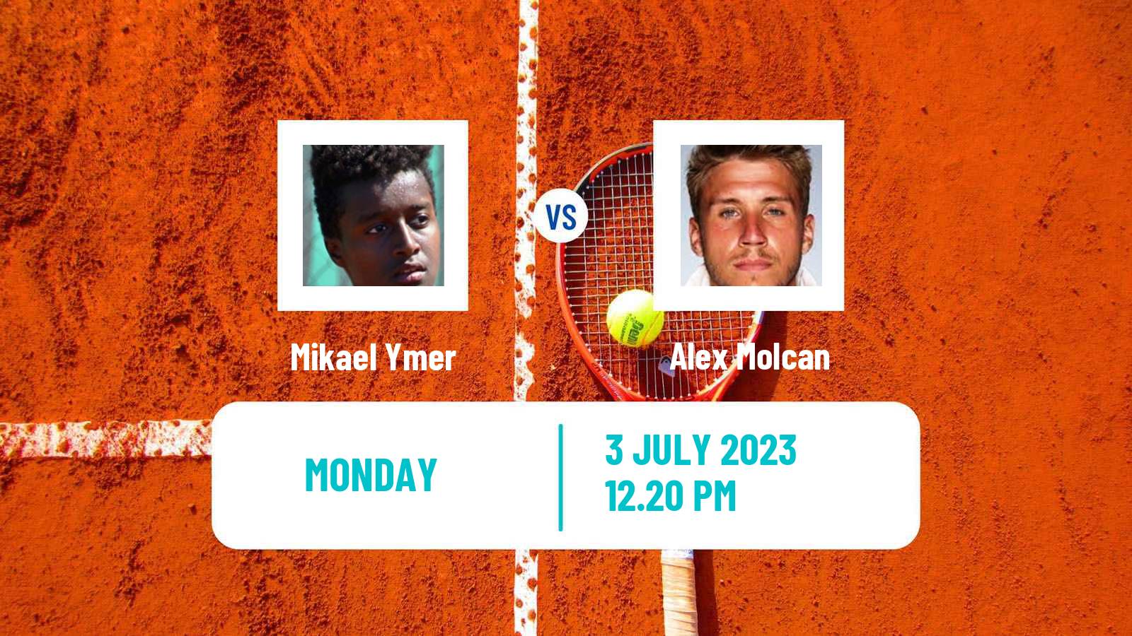 Tennis ATP Wimbledon Mikael Ymer - Alex Molcan