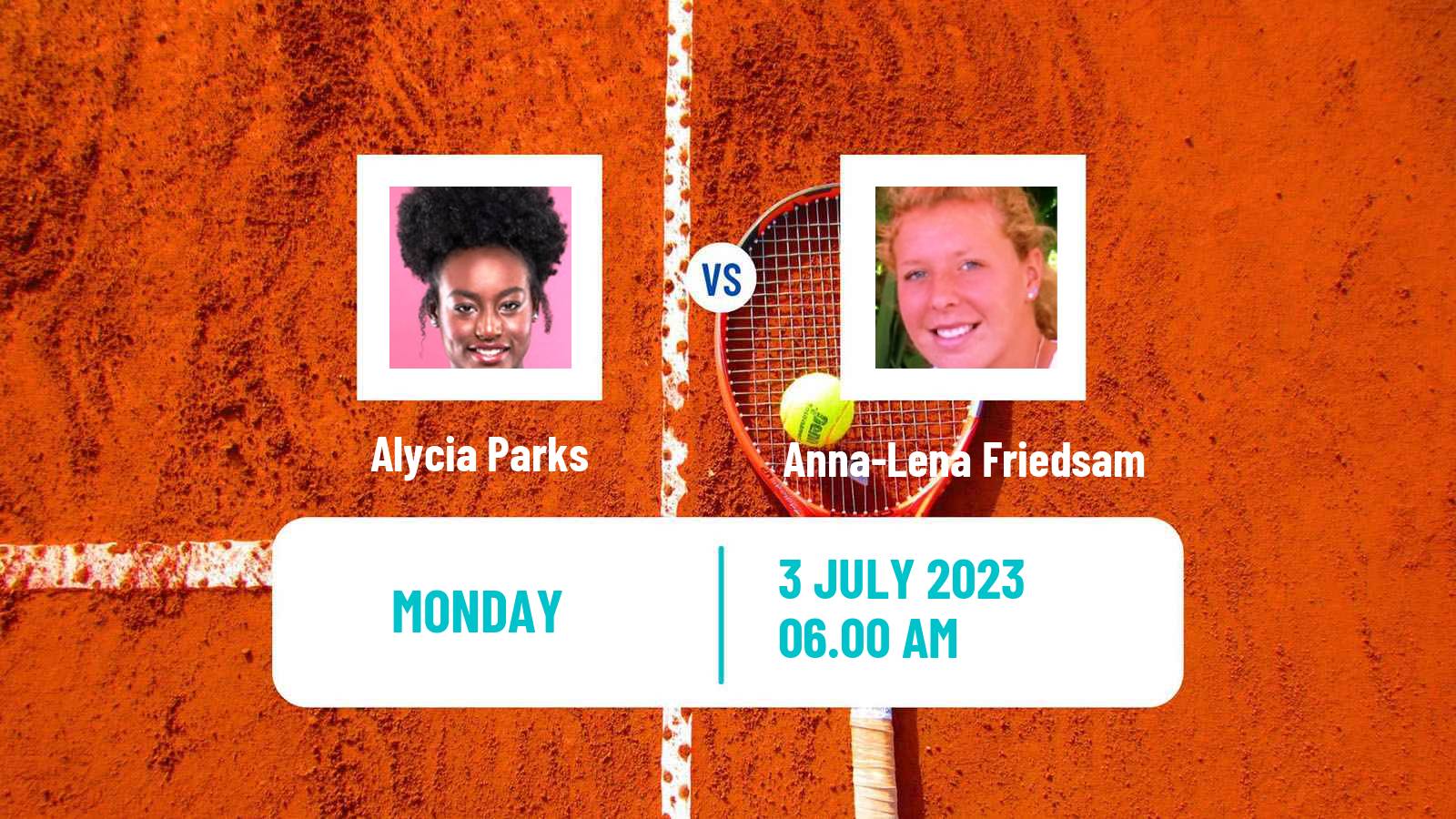 Tennis WTA Wimbledon Alycia Parks - Anna-Lena Friedsam