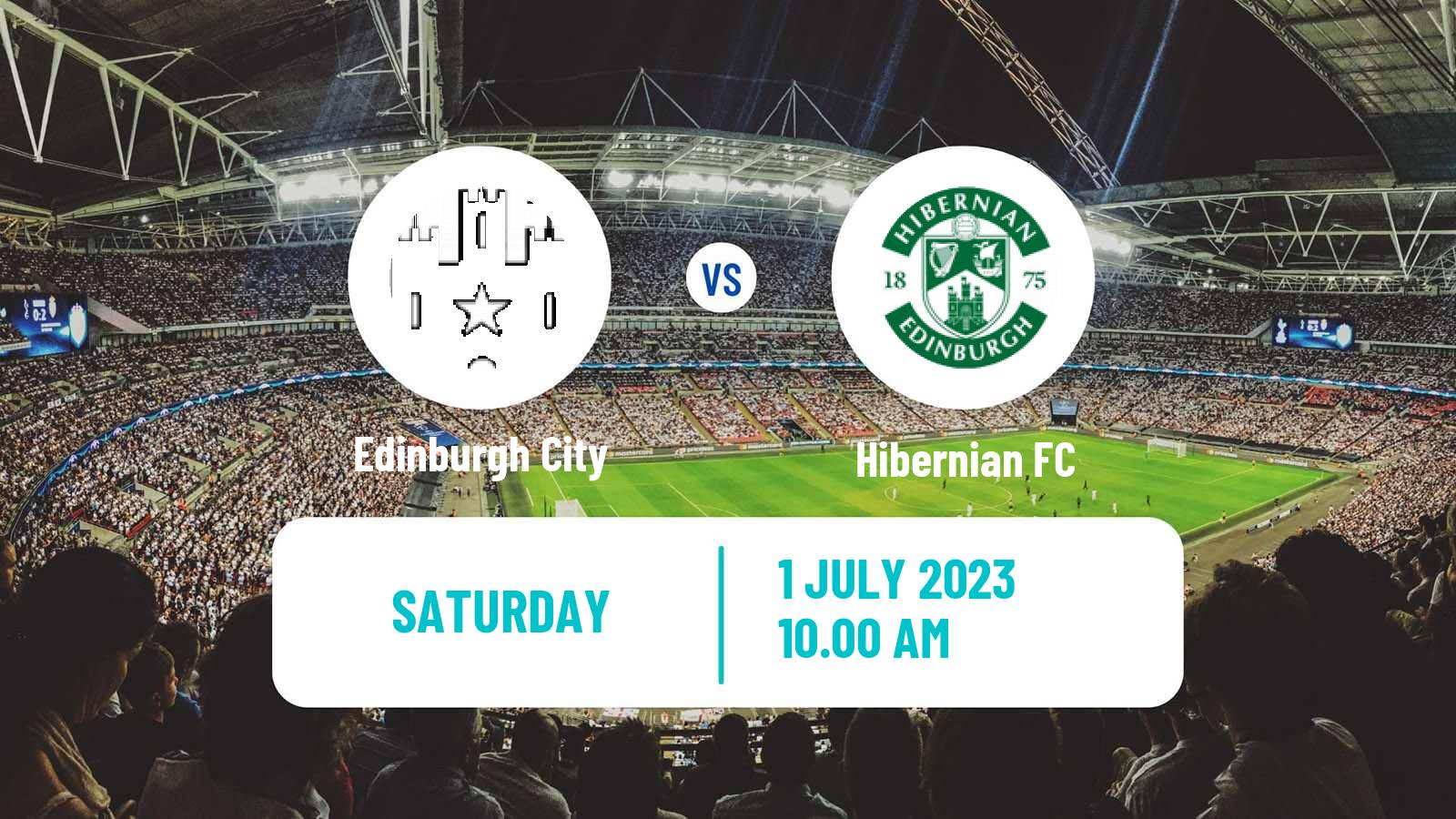 Soccer Club Friendly Edinburgh City - Hibernian